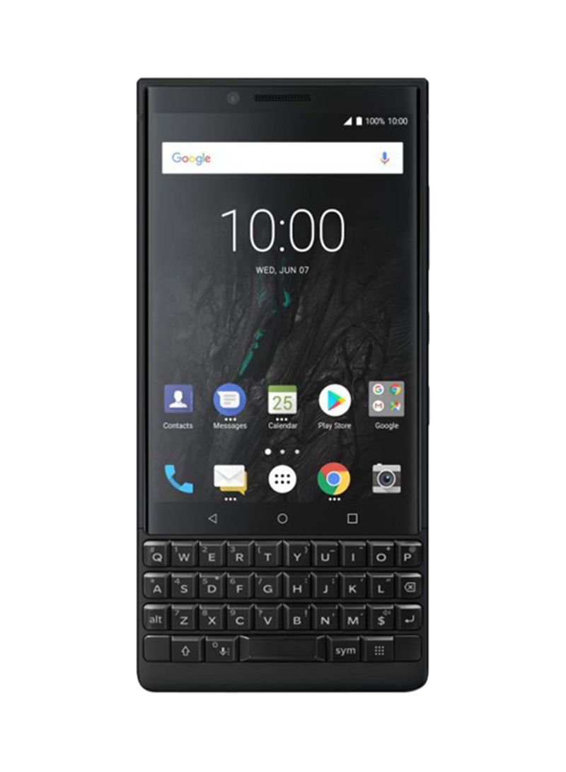 Blackberry Key2 Dual SIM - 128GB, 6GB RAM, 4G LTE, Black